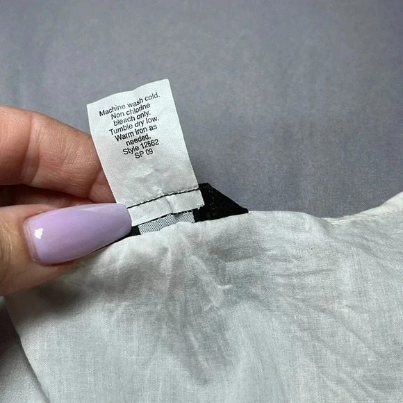 J Crew White Sleeveless Tiered Cotton Shift Dress Cottagecore Cosplay Fairycore - Picture 6 of 9